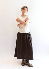Macy Skirt - Cacao