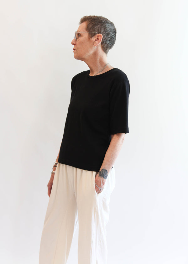 Rib Tee - Black
