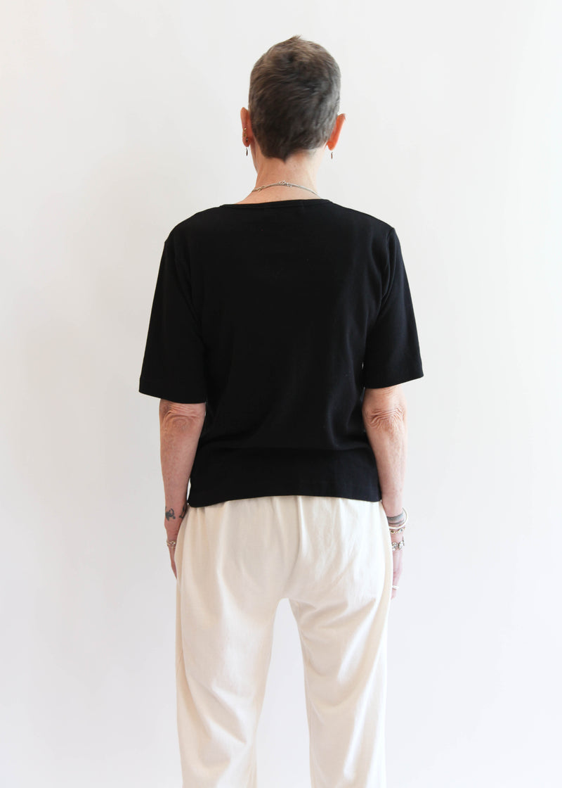 Rib Tee - Black