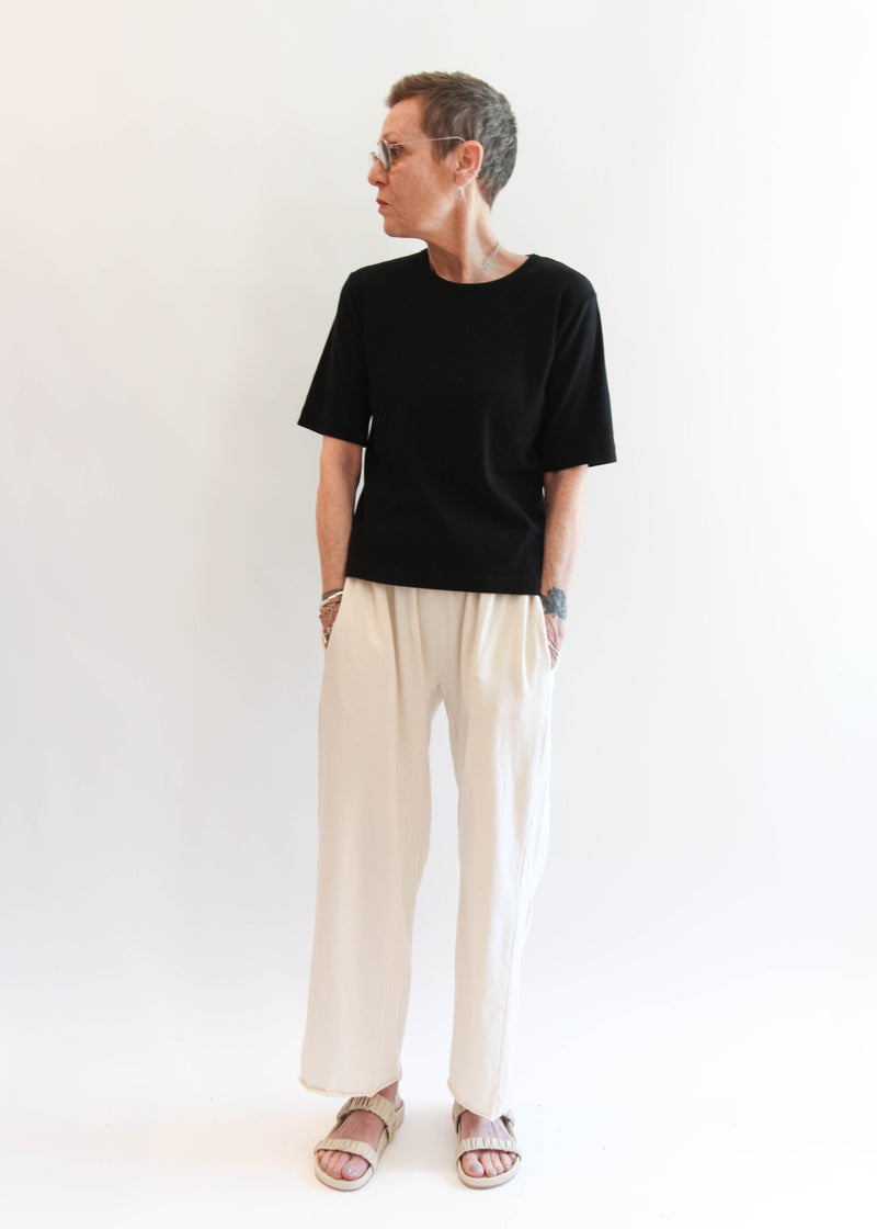 Rib Tee - Black
