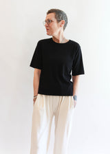 Rib Tee - Black