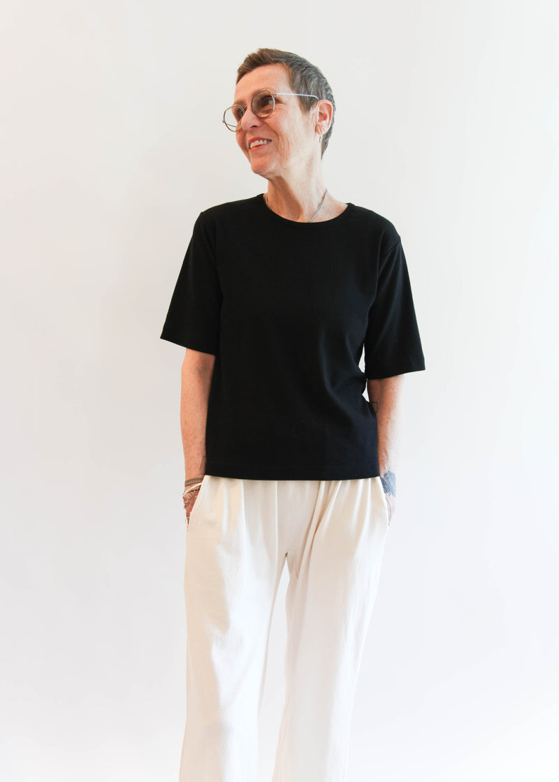 Rib Tee - Black