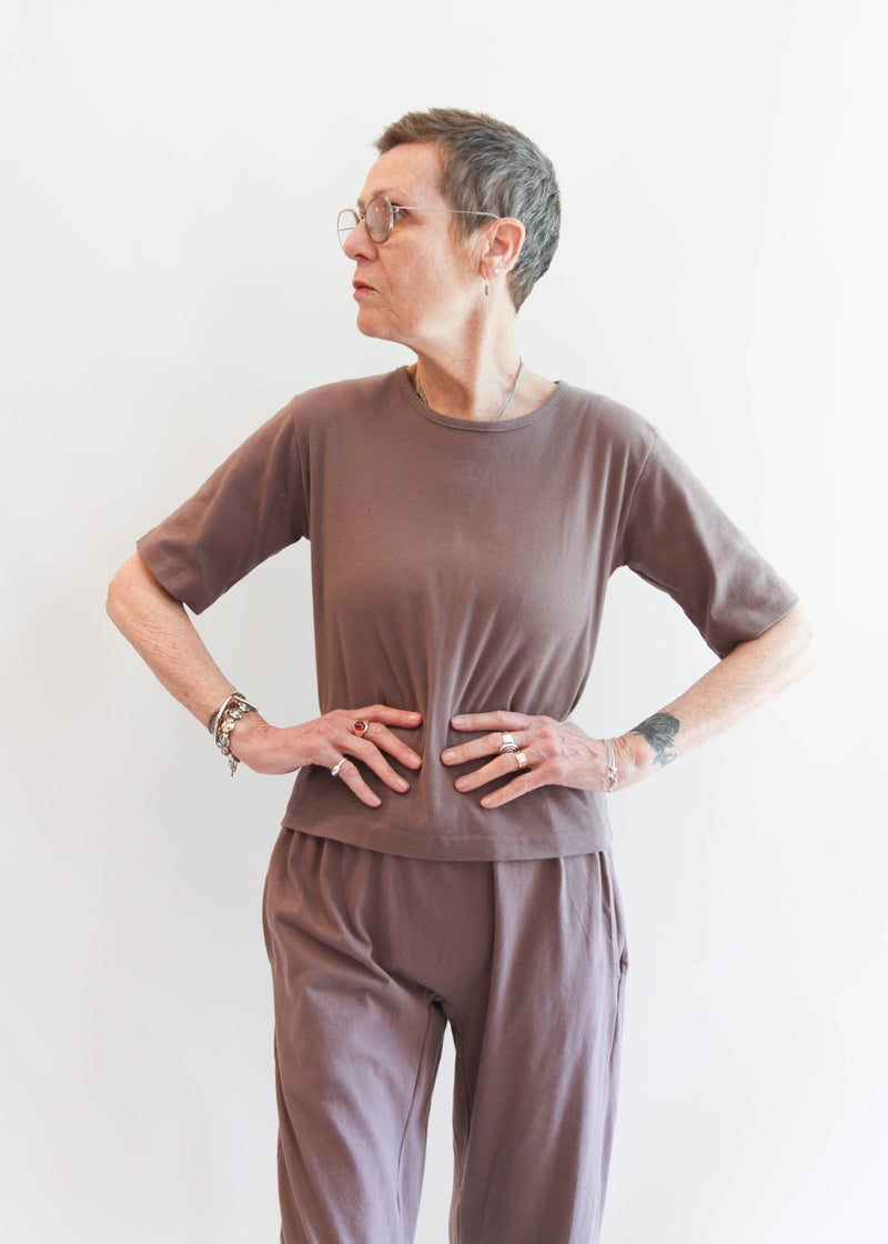 Rib Tee - Mushroom