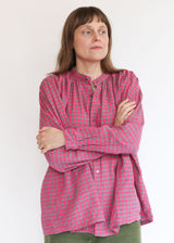 Gingham Check Shirt - Pink