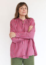 Gingham Check Shirt - Pink