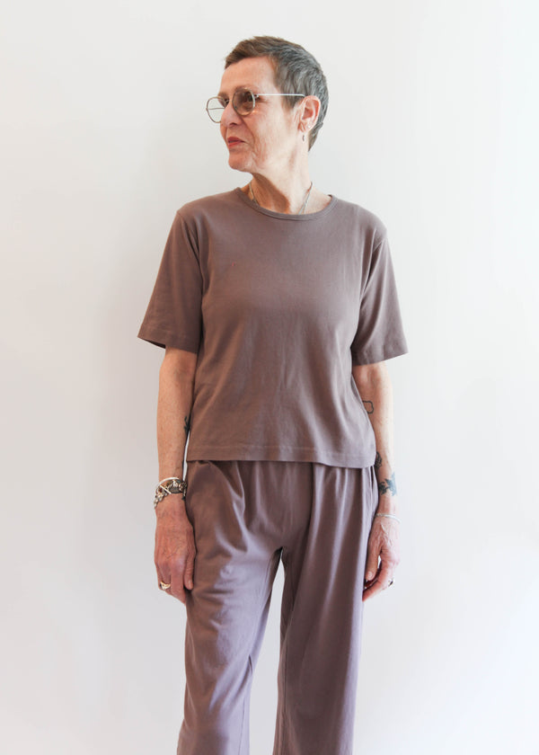 Rib Tee - Mushroom