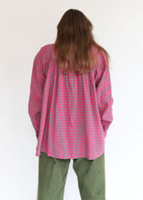 Gingham Check Shirt - Pink