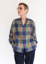 Tartan Shirt - Navy