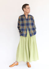 French Linen Skirt - Pistachio