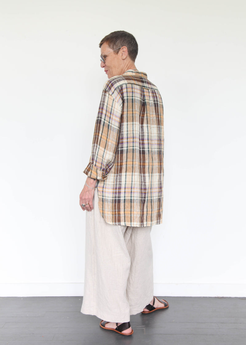 Linen Check Shirt