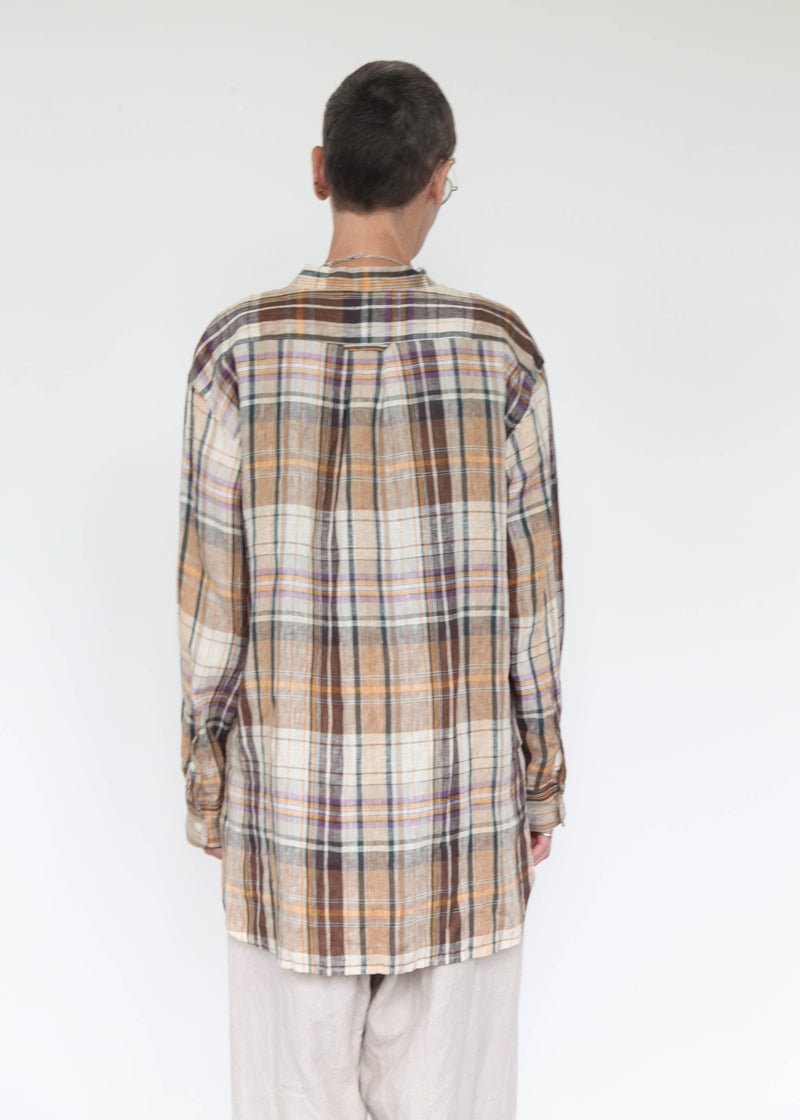 Linen Check Shirt