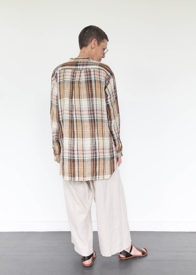 Linen Check Shirt