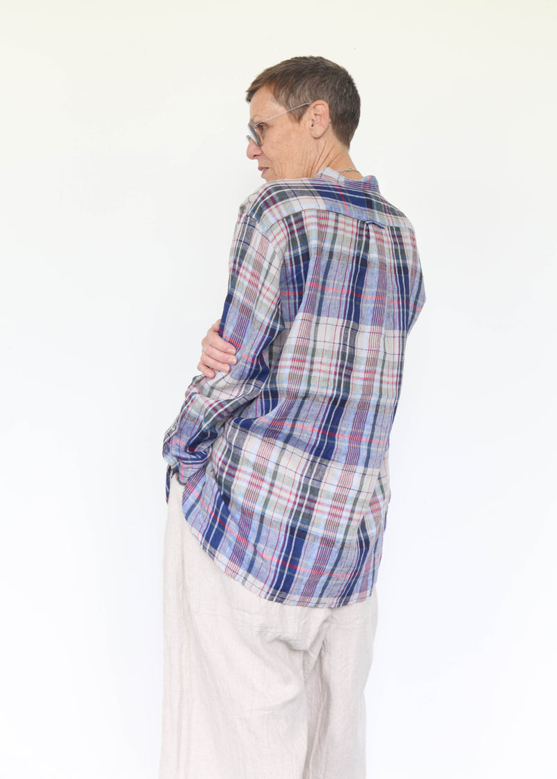 Linen Check Shirt