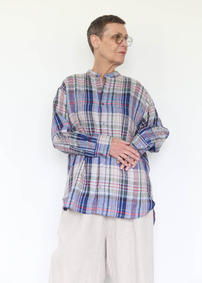 Linen Check Shirt