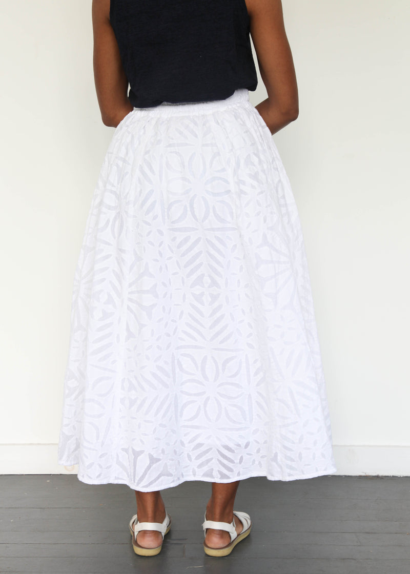 India Reverse Appliqué Skirt