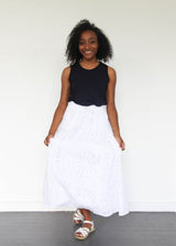 India Reverse Appliqué Skirt