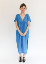 Long V Dress - Pool OS