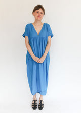 Long V Dress - Pool OS