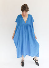 Long V Dress - Pool OS