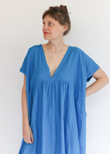 Long V Dress - Pool OS