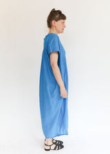 Long V Dress - Pool OS