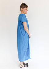 Long V Dress - Pool OS