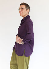 Button Shirt - Aubergine