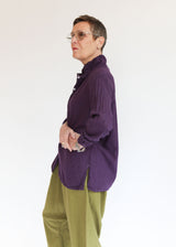 Button Shirt - Aubergine