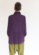 Button Shirt - Aubergine