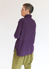 Button Shirt - Aubergine