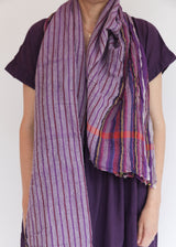 Long V Dress - Aubergine OS