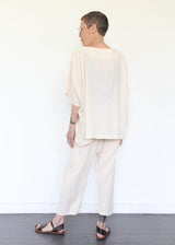 Course Cotton Pant - Cream