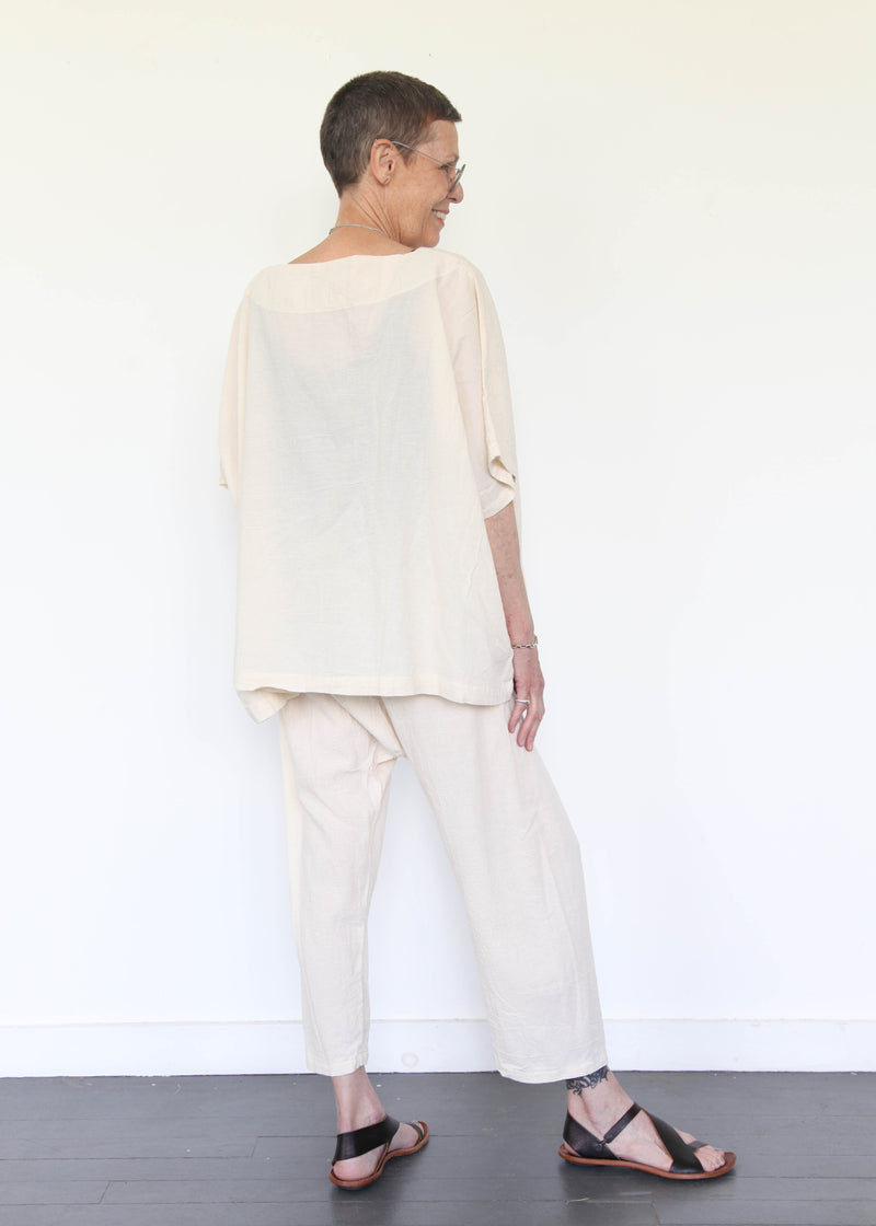 Course Cotton Pant - Cream