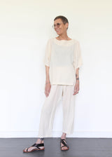 Course Cotton Pant - Cream