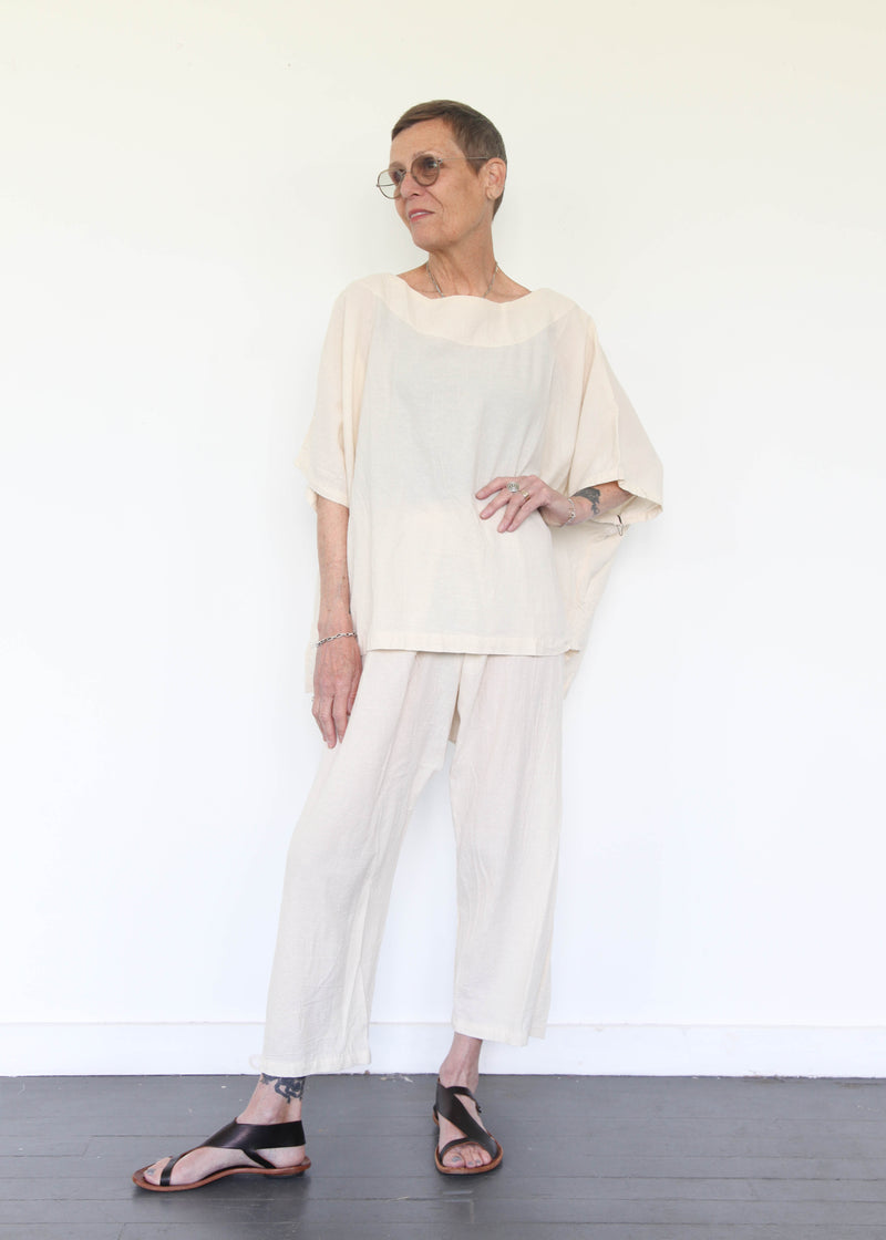 Course Cotton Pant - Cream