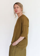 Oversized Top - Dark Olive