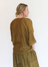 Oversized Top - Dark Olive