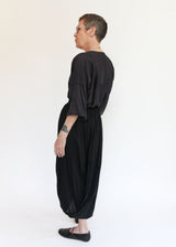 Greek Column Skirt - Sumi Black