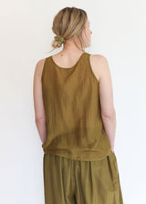 Loose Tank Top - Dark Olive