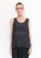 Loose Tank Top - Faded Black