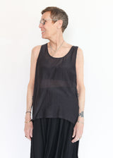 Loose Tank Top - Faded Black