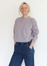 Hina Sweatshirt /Japanese Brushed Fleece - Minimal Gray