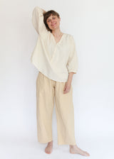 Wide Trouser - Barley