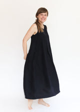Gored Dress - Indigo