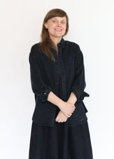 Denim Catalina Button Down Shirt - Black Indigo