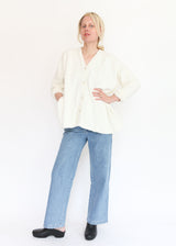 Short Uzbek Cardigan - White