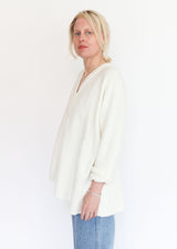 Short Uzbek Cardigan - White