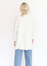 Short Uzbek Cardigan - White