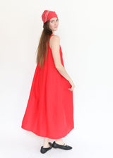 Gored Dress - Cayenne