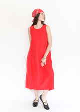 Gored Dress - Cayenne